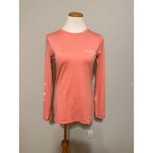 Salt Life Top Let the Sea Set You Free 2003 Live Salty Coral UVAPOR Size Small